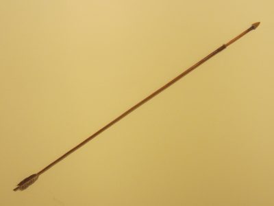 Solid Wood Spear with Stone Point